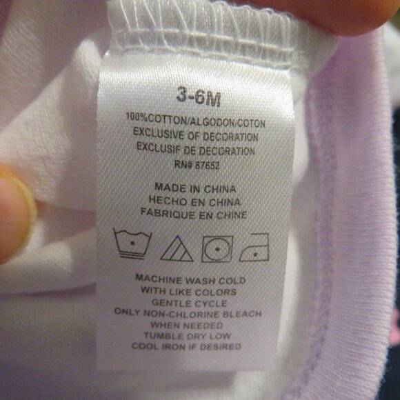 Baby Winnie the Pooh & Piglet bodysuit 3-6mts embroidered 100% cotton NWT - Picture 7 of 10